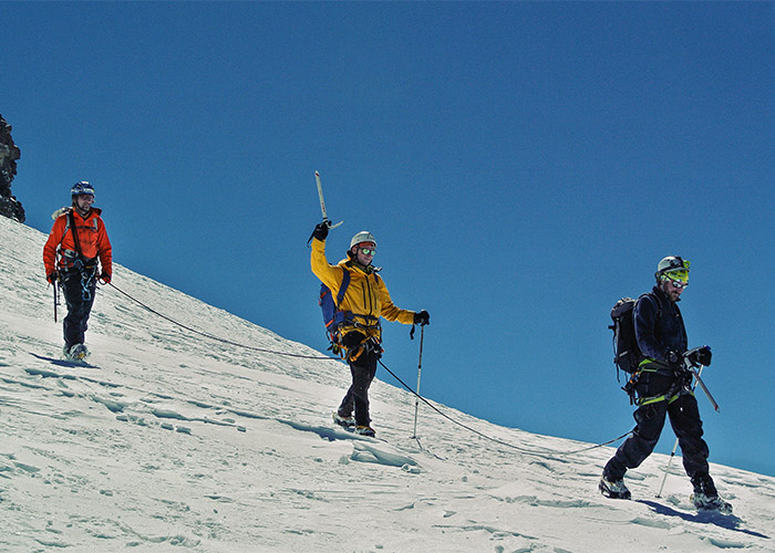 corso di alpinismo base con la guida alpina