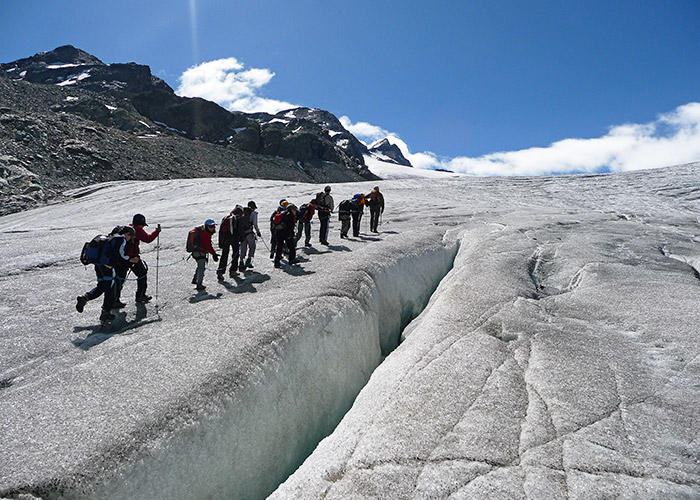 escursione al ghiacciaio del Rutor La Thuile