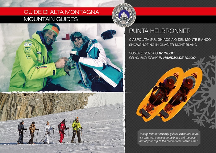 sosta e ristoro in igloo artigianale sul ghiacciaio del Monte Bianco escursione con sosta e ristoro in igloo artigianale sul ghiacciaio del Monte Bianco