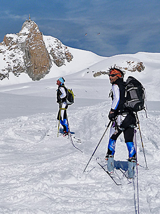 allenamento di scialpinismo preparazione al Mezzalama
